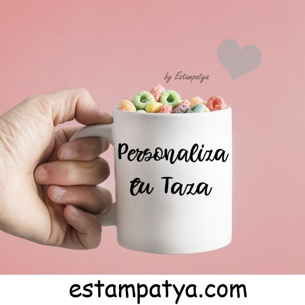 taza personalizada con foto o frase