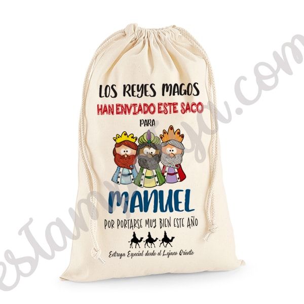 SACO NAVIDAD REYES MAGOS DIVERTIDO | Estampatya
