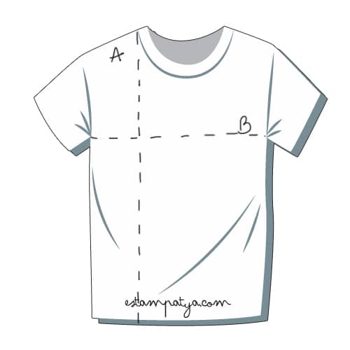 Como medir tu camiseta | Estampatya