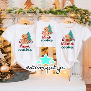 Saco Navidad Regalos Mediano - Estampatya Camisetas Navideñas familia cookie