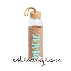 botella con nombre para invitados