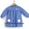 Bata personalizada estrella - Estampatya Bata personalizada estrella color azul 5 | Estampatya