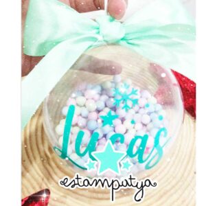 Bola navidad fantasia mint 5 | Estampatya