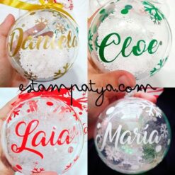 Bolas personalizadas para navidad