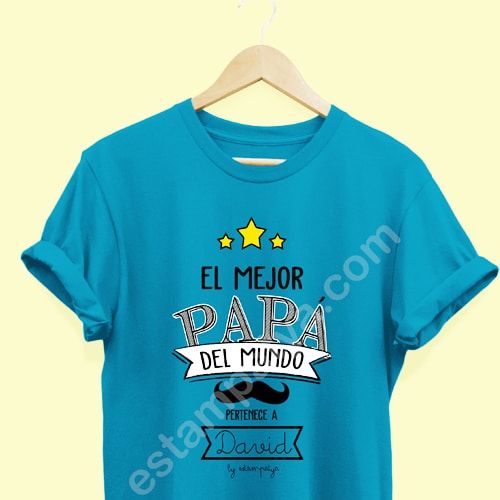 Camiseta el mejor papá del mundo pertenece a - Estampatya Camiseta el mejor papá del mundo pertenece a