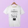 CAMISETA PAPA quien no cree en superheroes es porque no conoce a mi papa 5 | Estampatya