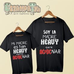 Camiseta para  Mamá "Pack camisetas Madre heavy"