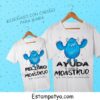 Camisetas para Mamá ayuda he creado un monstruo que me tiene enamorada - Imagen 2