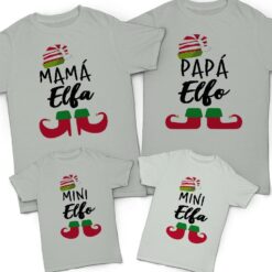 Camisetas navidad familia elfos - Imagen 3