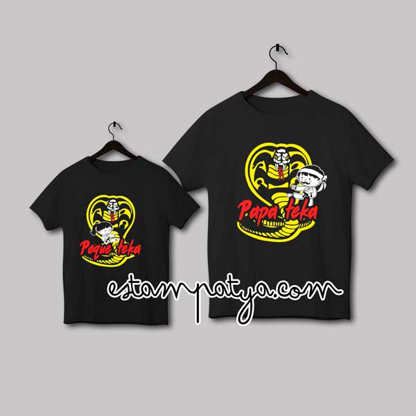 Camisetas papá papateka y pequeteka - Estampatya Camisetas papá papateka y pequeteka - Imagen 2
