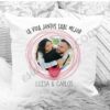Cojín San Valentín personalizado la vida juntos sabe mejor