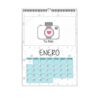 Calendario Pared personalizado diseño Estrellas - Estampatya Calendario Pared personalizado diseño Estrellas - Imagen 2