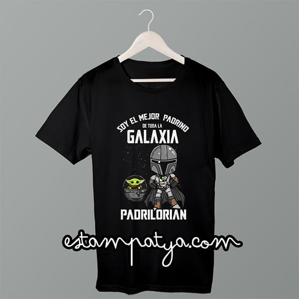 Camiseta "Padrilorian el mejor padrino de toda la galaxia" - Estampatya camiseta padrilorian
