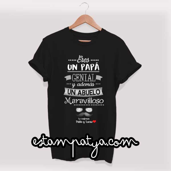 Camiseta "abuelo maravilloso" personalizada - Estampatya Camiseta "abuelo maravilloso" personalizada