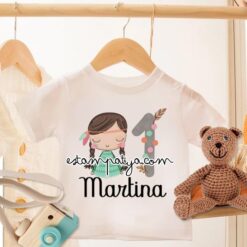 camiseta cumpleaños india mint personalizada