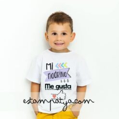 Camiseta mi madrina me gusta