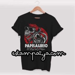 Camiseta papisaurio el rey del parque