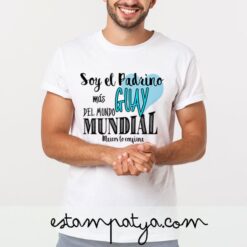 Camiseta soy el padrino más guay personalizada
