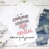 Camiseta ya sea online o presencial profe eres genial 5 | Estampatya