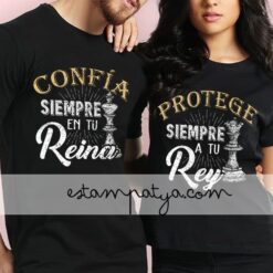 Camisetas San Valentín Reina y Rey