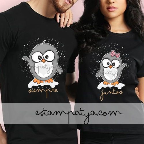 Camisetas San Valentín siempre juntos - Estampatya Camisetas San Valentín siempre juntos