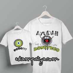 camisetas ayuda he creado un monstruo
