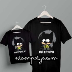 Camisetas papá Batpapi y Batpeque