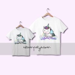 Camisetas mamá y peque unicornios - Imagen 3