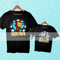 Camisetas padre y peque "Ironpapá"