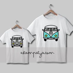 Camisetas papá furgo personalizadas