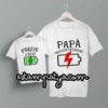 Camisetas papa necesita recargar pilas 5 | Estampatya