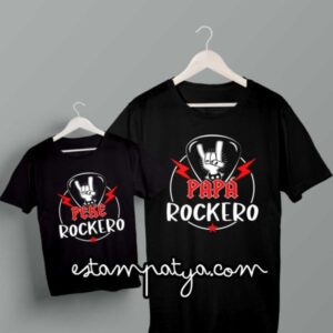 Camisetas Papá Rockero