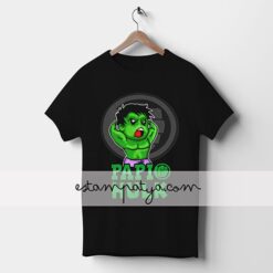 Camisetas papi hulk. Camisetas padre e hijos personalizadas