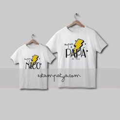 Camisetas super papá personalizadas