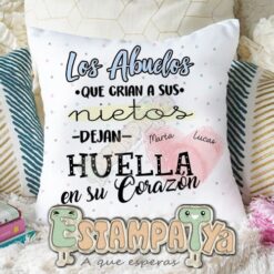 Cojín los abuelos que crían a sus nietos dejan huella