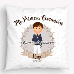 Cojín mi primera comunión personalizado - Imagen 2