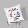 Cojín personalizado te quiero mucho como la trucha al trucho - Estampatya Cojín personalizado te quiero mucho como la trucha al trucho - Imagen 2