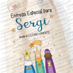Sacos regalos Navidad - Estampatya Saco personalizado reyes magos lejano oriente