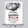 Lámina con foto "mi lugar favorito es entre tus brazos" - Estampatya Lámina con foto "mi lugar favorito es entre tus brazos"