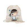 Mochila de algodón para invitados diseño Pirata - Estampatya Mochila de algodón para invitados diseño Pirata - Imagen 2