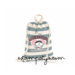 Mochila "La mejor profe del mundo" - Estampatya Mochila "La mejor profe del mundo" - Imagen 4