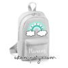 Mochila mini personalizada arcoiris color gris 5 | Estampatya