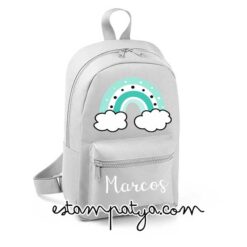 Mochila mini personalizada arcoiris