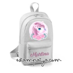 Mochila personalizada unicornio mini