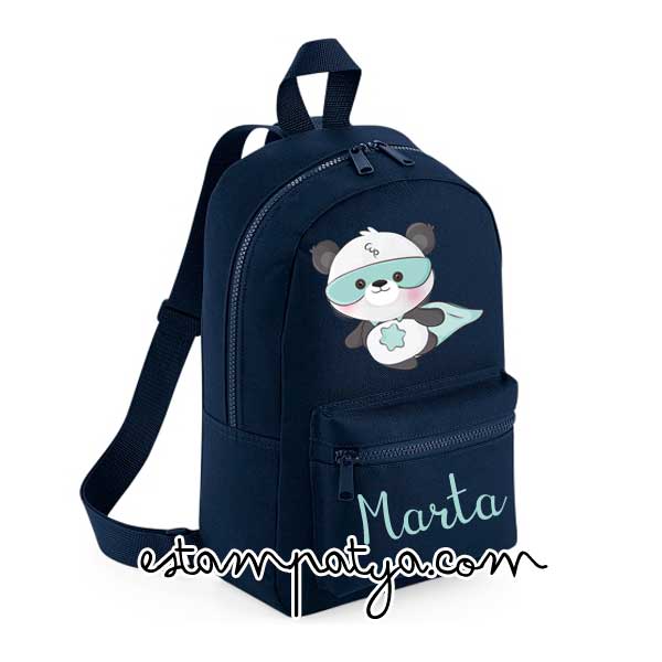 Mochila mini personalizada panda superheroe - Estampatya Mochila mini personalizada panda superheroe - Imagen 6