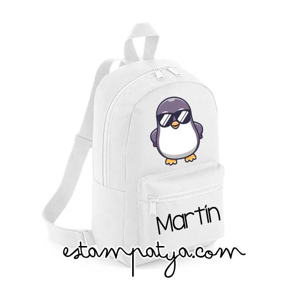 Mochila mini personalizada pinguino gafas - Estampatya Mochila mini personalizada pinguino gafas - Imagen 5