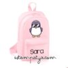Mochila mini personalizada pinguino gafas