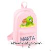Mochila mini personalizada tortuga - Estampatya Mochila mini personalizada tortuga rosa