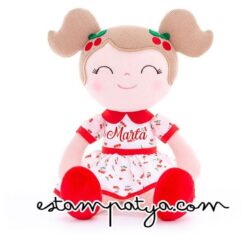 Muñeca Personalizada vestido cerezas