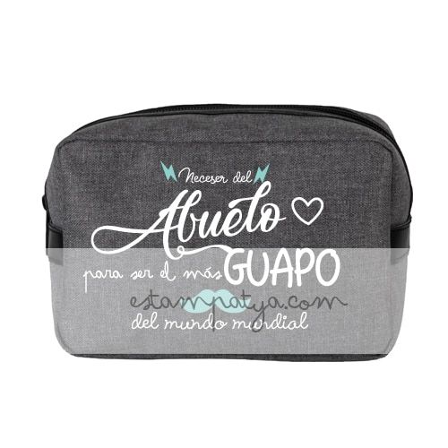 Neceser del abuelo guapo - Estampatya Neceser del abuelo guapo